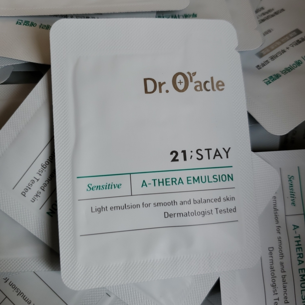 500 Single use packets Dr Oracle 21; STAY A-Thera Emulsion K Beauty Korean Skinc